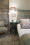 interior photography of a restored martello tower
