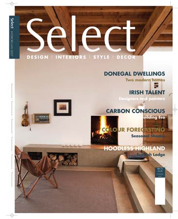 living room use in as a magazine cover