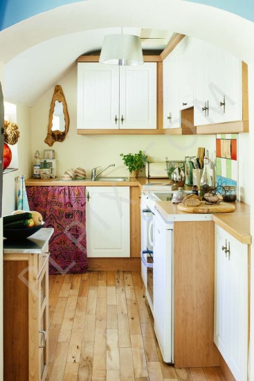 Interior photography of a kitchen