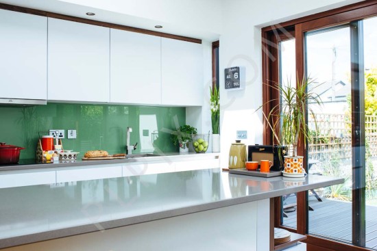 Kitchen extension with retro furniture