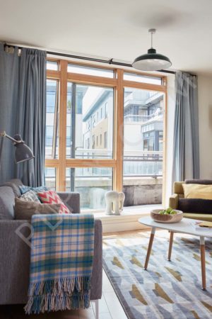 Contemporary City apartment with balcony