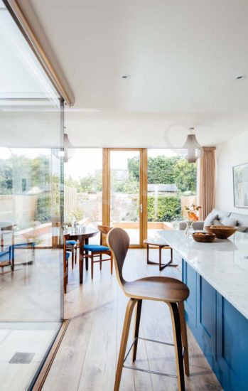 Kitchen restoration and extension with open plan dining and living room