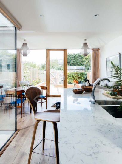 Kitchen restoration and extension with open plan dining and living room