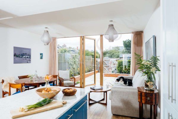 Kitchen restoration and extension with open plan dining and living room