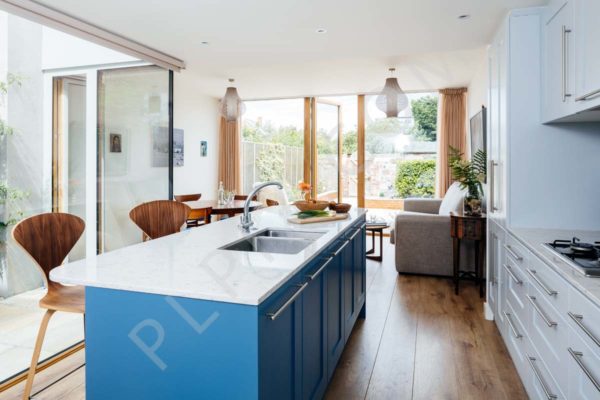Kitchen restoration and extension with open plan dining and living room