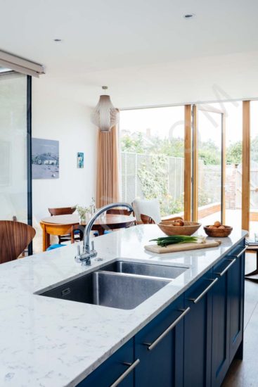 Kitchen restoration and extension with open plan dining and living room