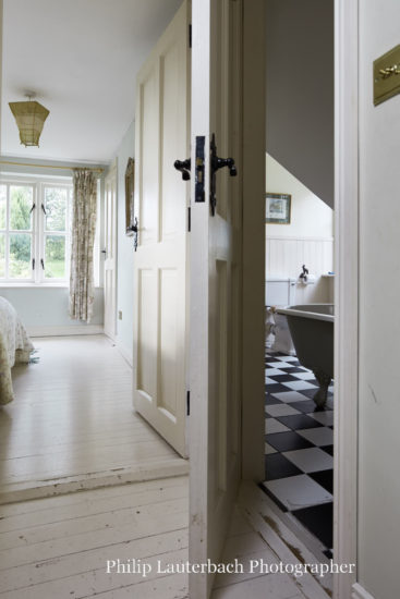 Hallway landing bathroom and bedroom views