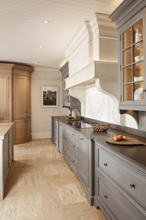 sample print on location in a kitchen